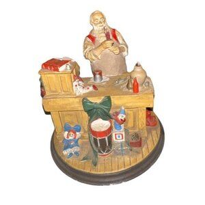 Santa's Workshop Norman Rockwell Heirloom Santa Collection 1990 Rhodes Studios